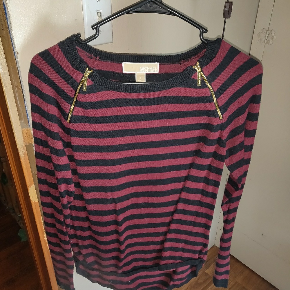 Size S women's Michael Kors stripped sweater